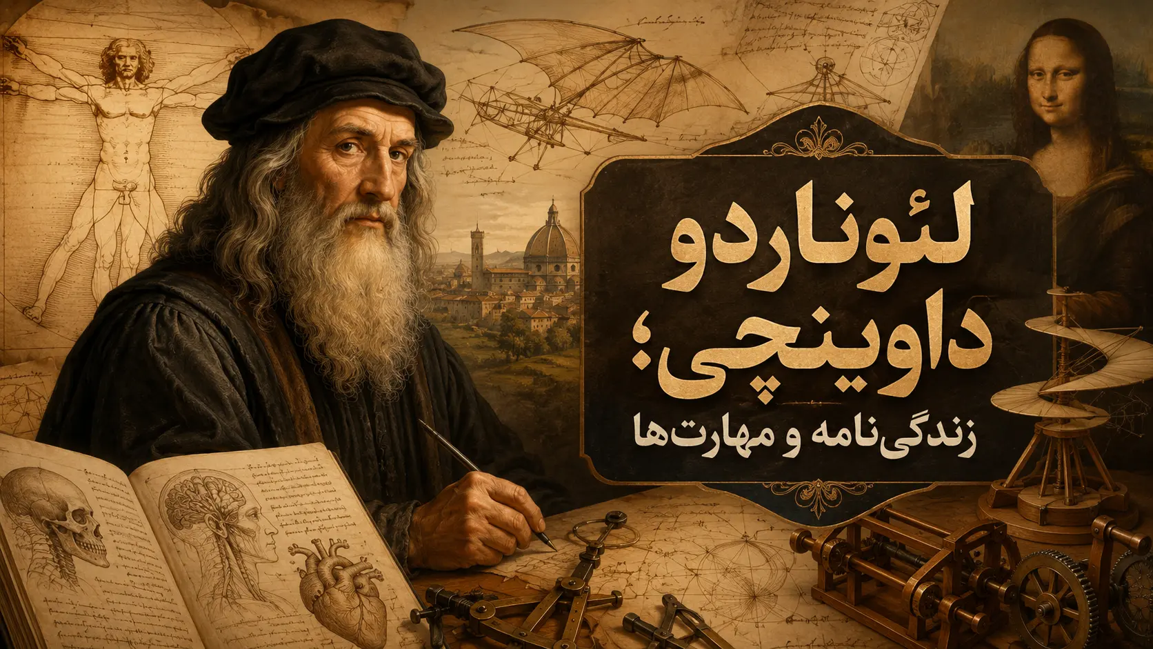 لئوناردو داوینچی؛ نابغه‌ای که هنر و علم را به هم پیوند داد