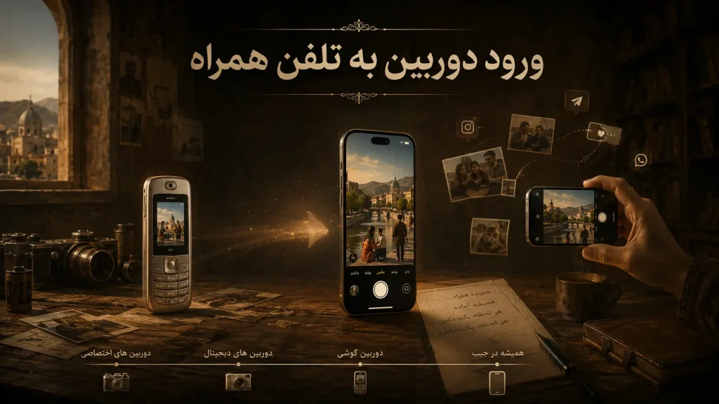 ۱۰. ورود دوربین به تلفن همراه