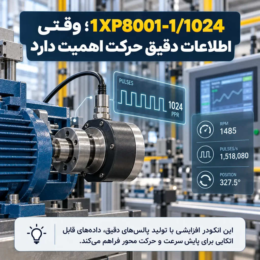 1XP8001-1/1024؛ وقتی اطلاعات دقیق حرکت اهمیت دارد
