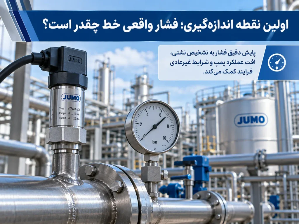 اولین نقطه اندازهگیری؛ فشار واقعی خط چقدر است؟