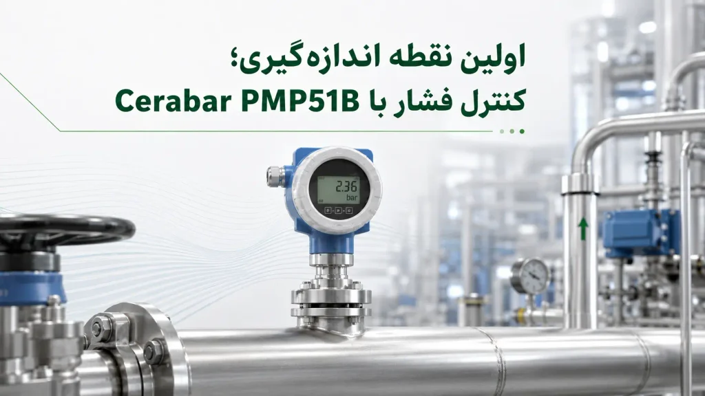 اولین نقطه اندازهگیری؛ کنترل فشار با Cerabar PMP51B