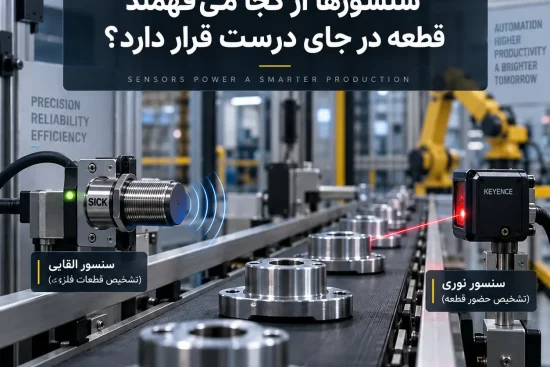 تشخیص قطعات در خط تولید؛ سنسورها از کجا می_فهمند قطعه در جای درست قرار دارد؟