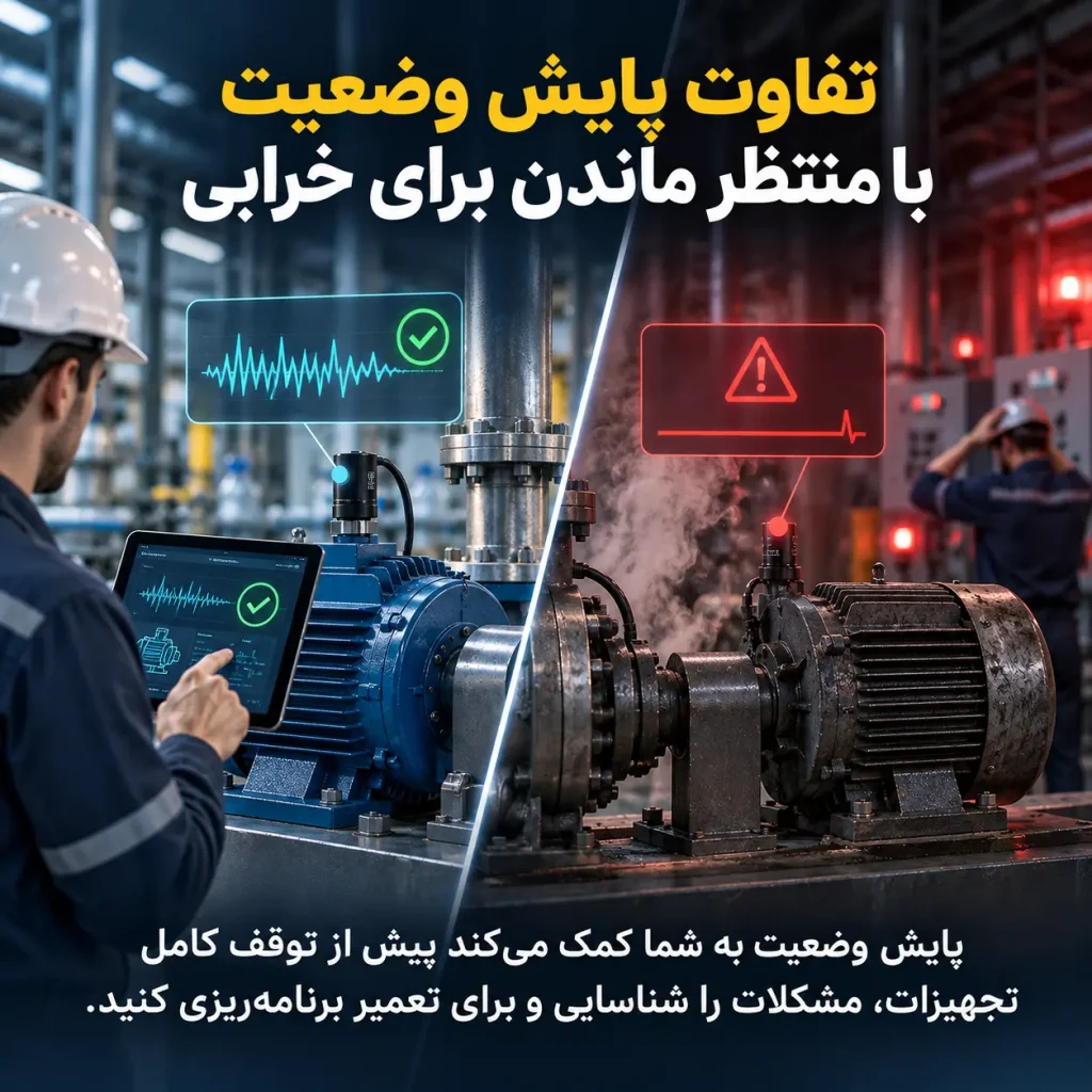 تفاوت پایش وضعیت با منتظر ماندن برای خرابی