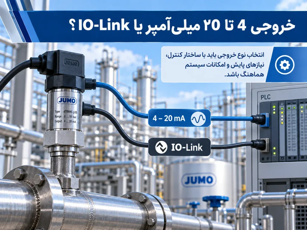 خروجی 4 تا 20 میلیآمپر یا IO-Link؟