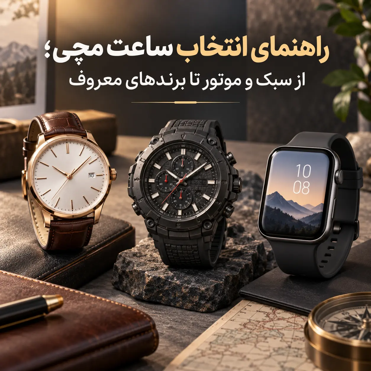 راهنمای انتخاب ساعت مچی؛ از سبک و موتور تا برندهای معروف