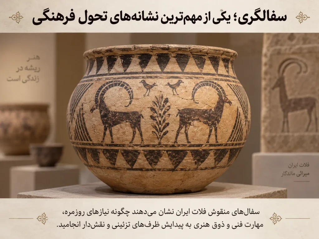 سفالگری؛ یکی از مهمترین نشانههای تحول فرهنگی