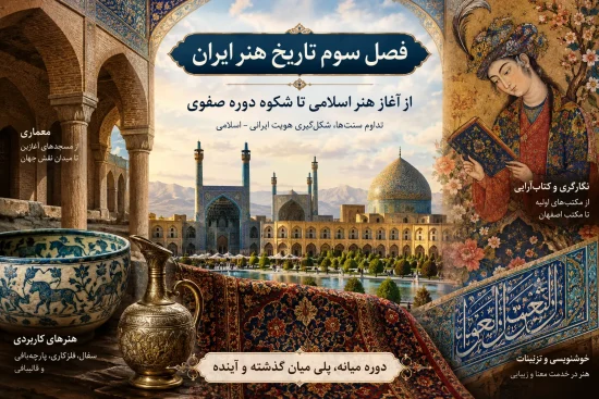 فصل سوم تاریخ هنر ایران؛ از آغاز هنر اسلامی تا شکوه دوره صفوی