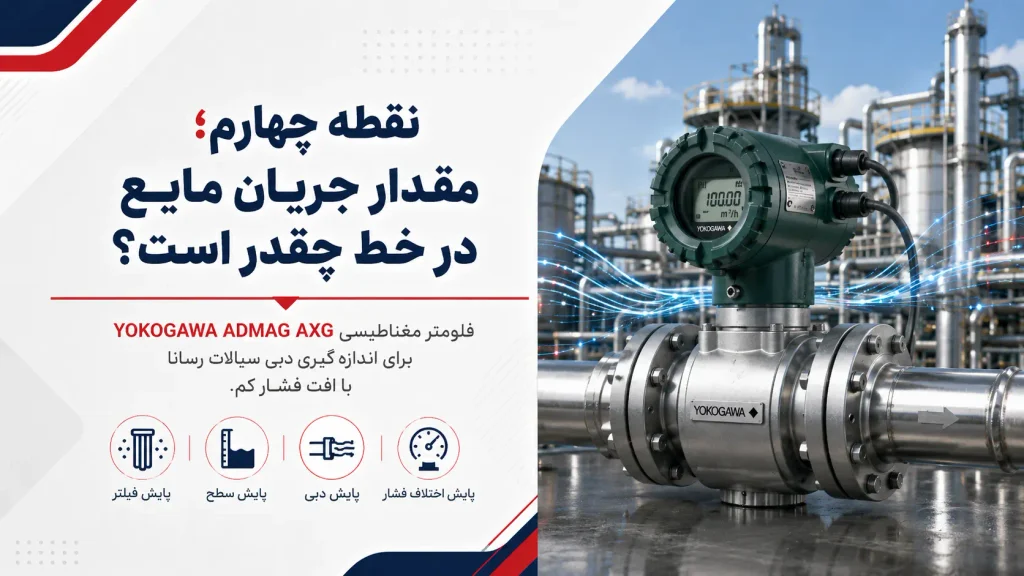 نقطه چهارم؛ مقدار جریان مایع در خط چقدر است؟