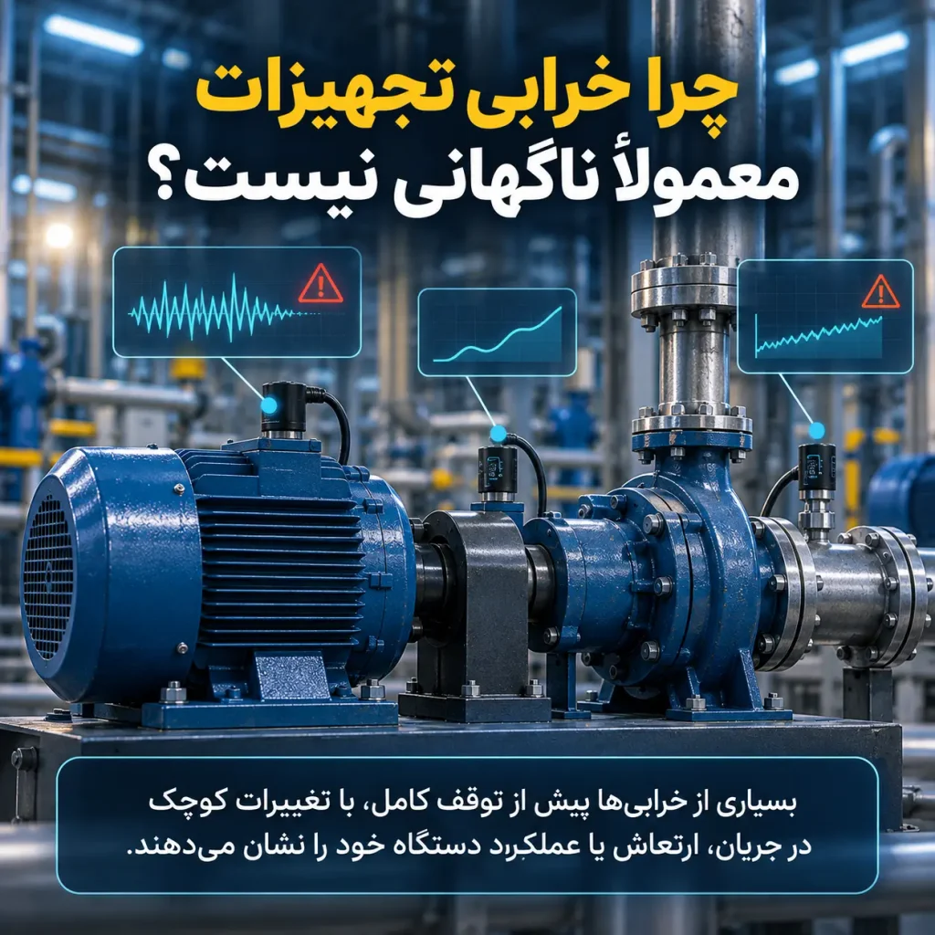 چرا خرابی تجهیزات معمولاً ناگهانی نیست؟